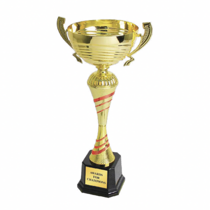 Trophy Metal Cup 39179 Gold Red
